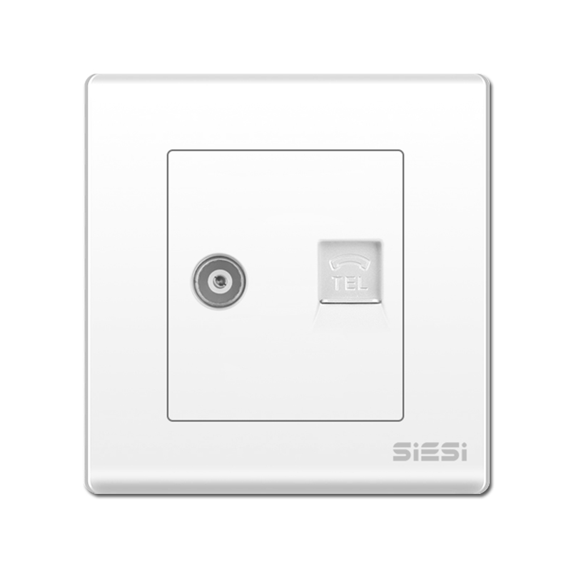 一位電視、電話插座